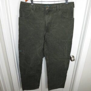 Vintage Arborwear Pants Men’s Fits 38x33 (Tag 40x32) Green Double Knee 90s Jeans